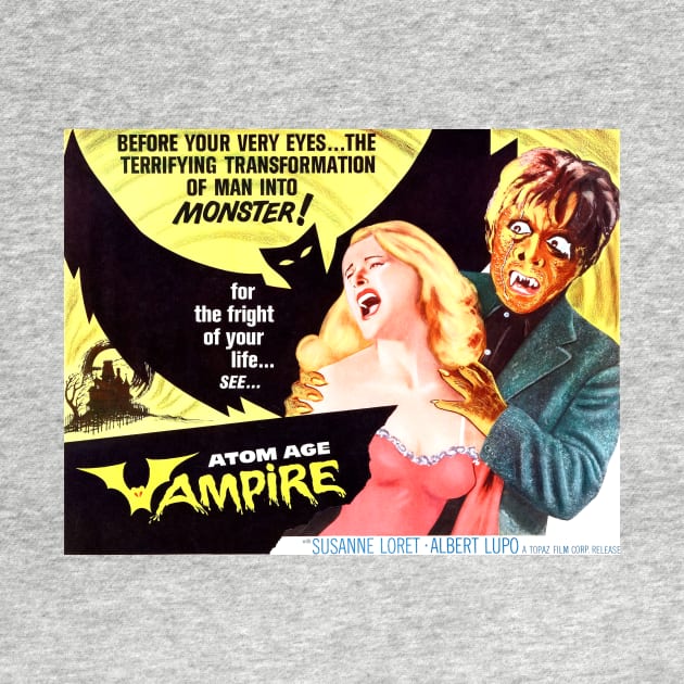 Classic Horror Movie Lobby Card - Atom Age Vampire by Starbase79